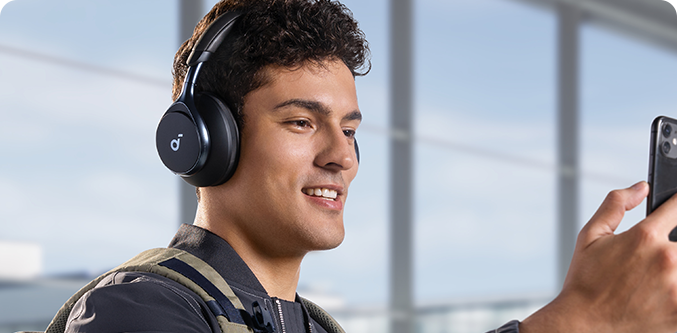 אוזניות קשת On-Ear Anker Soundcore Space One