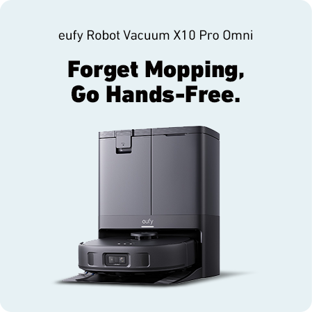 שואב אבק רובוטי eufy Vacuum X10 Pro Omni
