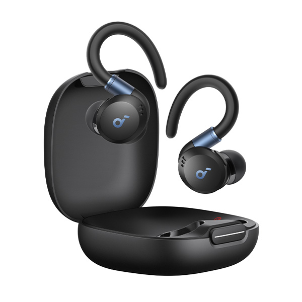 אוזניות ספורט אלחוטיות soundcore Sport X20 בצבע שחור