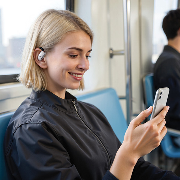 אוזניות soundcore V40i Open Ear בצבע לבן