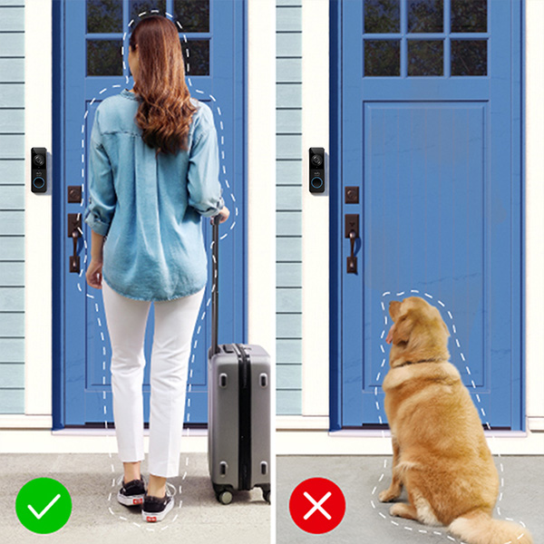 פעמון דלת חכם על סוללה eufy Security Video Doorbell Slim