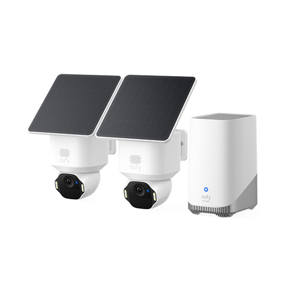 ערכת מצלמות לאבטחת חוץ חכמה eufy SoloCam E42 2+1 kit 4K