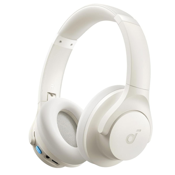 אוזניות קשת soundcore Q11i On-Ear בצבע לבן