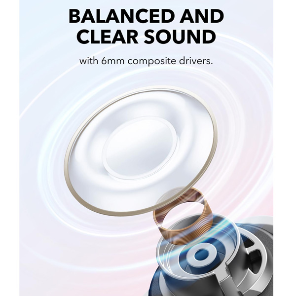 אוזניות soundcore A30i TWS בצבע לבן