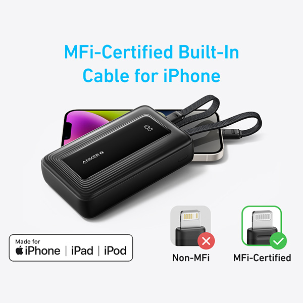סוללת גיבוי ניידת קומפקטית Anker Zolo Power Bank 20000mA