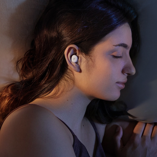 אוזניות ANC לשינה soundcore A30 בצבע לבן