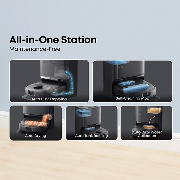 שואב רובוטי שוטף eufy C28 Omni