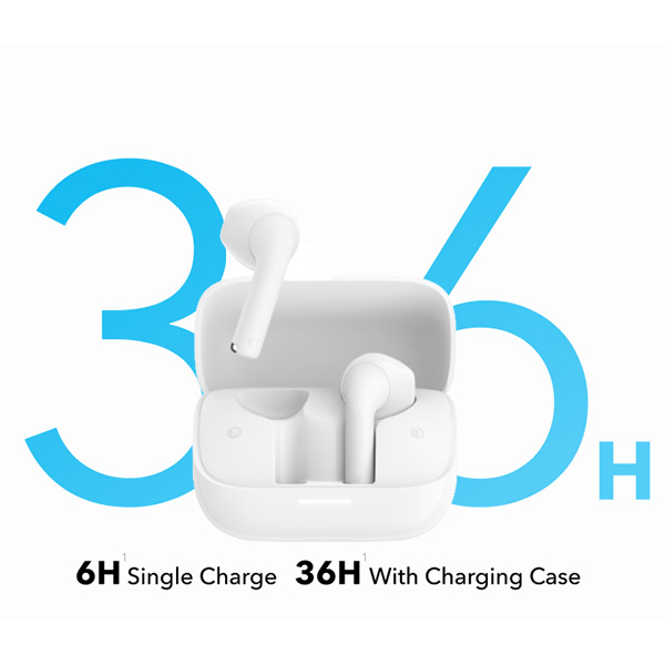 אוזניות soundcore K20i TWS בצבע לבן