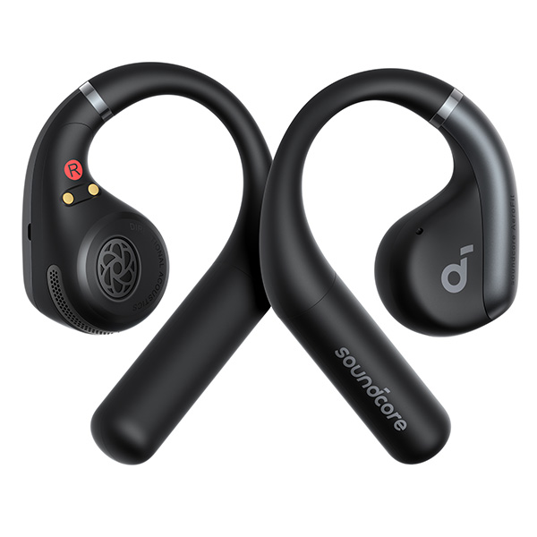אוזניות soundcore AeroFit Open Ear בצבע שחור