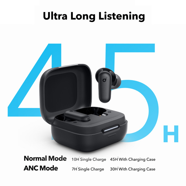 אוזניות soundcore P30i TWS בצבע שחור