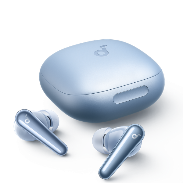 אוזניות soundcore Liberty 4 Pro TWS בצבע כחול בהיר