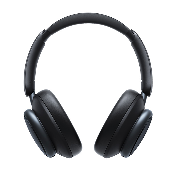 אוזניות קשת אלחוטיות soundcore Space Q45 On-Ear בצבע שחור