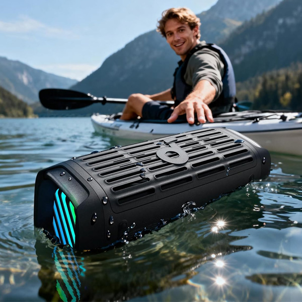 רמקול נייד עם סאבוופר soundcore Boom 3i 50W בצבע שחור