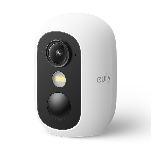 מצלמת אבטחת חוץ חכמה eufy Security Cam C35 FHD בצבע לבן