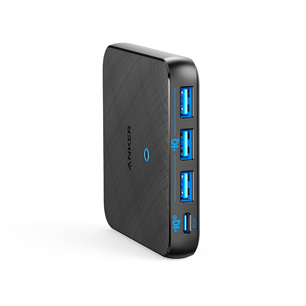 מטען קיר 4 יציאות Anker PowerPort 65W Slim