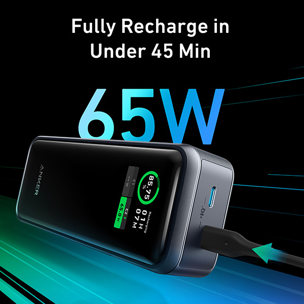 סוללת גיבוי ניידת קומפקטית Anker Prime 12000mAh Power Bank (130W)
