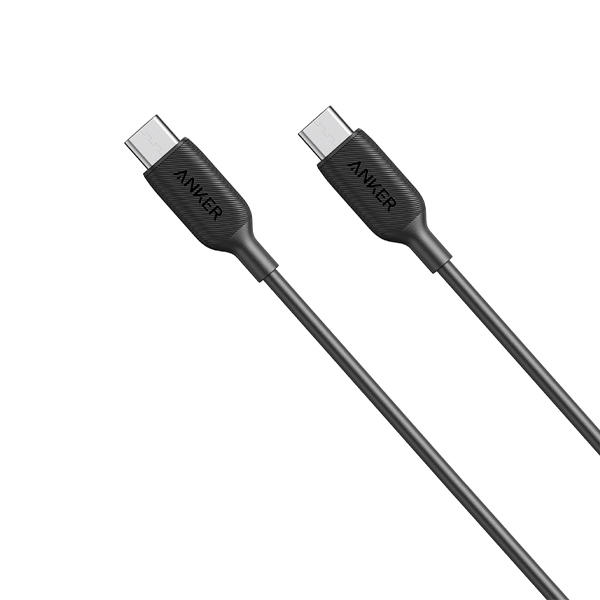 כבל 1 מטר Anker Powerline USB-C to USB-C Black A8852