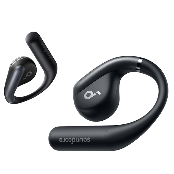 אוזניות soundcore AeroFit Open Ear בצבע שחור