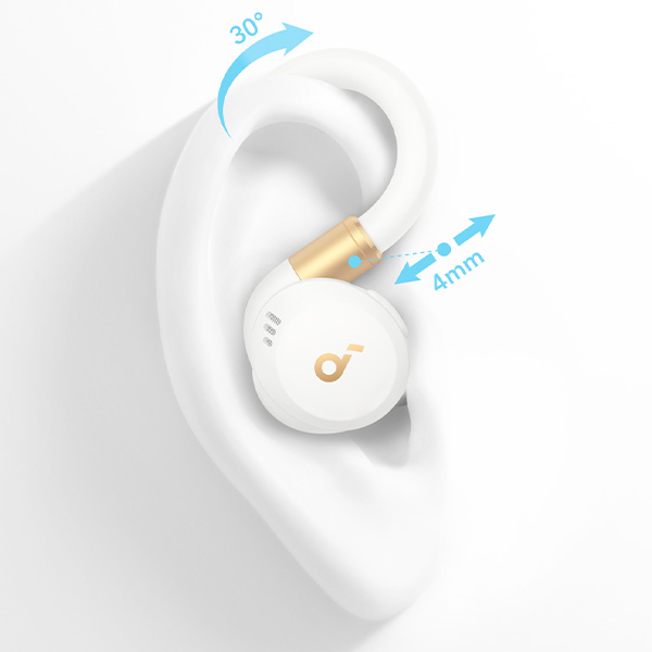 אוזניות ספורט אלחוטיות soundcore Sport X20 בצבע לבן