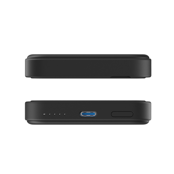 סוללת גיבוי לטעינה אלחוטית Anker 622 MagGo 5000mAh בצבע שחור