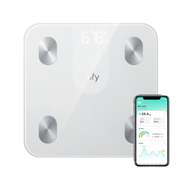 משקל אדם חכם eufy Smart Scale A1 T9120 בצבע לבן