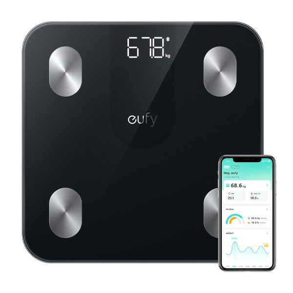 משקל אדם חכם eufy Smart Scale A1 בצבע שחור