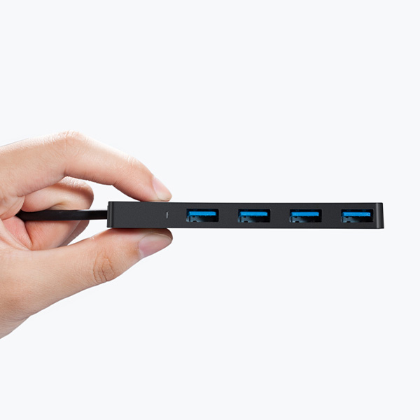 רכזת Anker USB-A 4-Port Ultra Slim USB 3.0 Data Hub