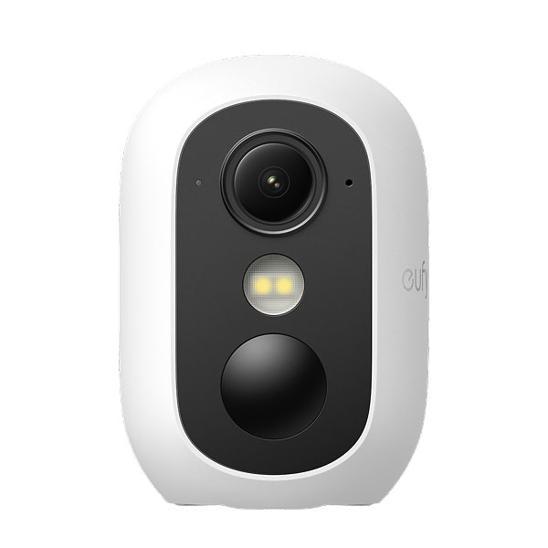 מצלמת אבטחת חוץ חכמה eufy Security Cam C35 FHD בצבע לבן