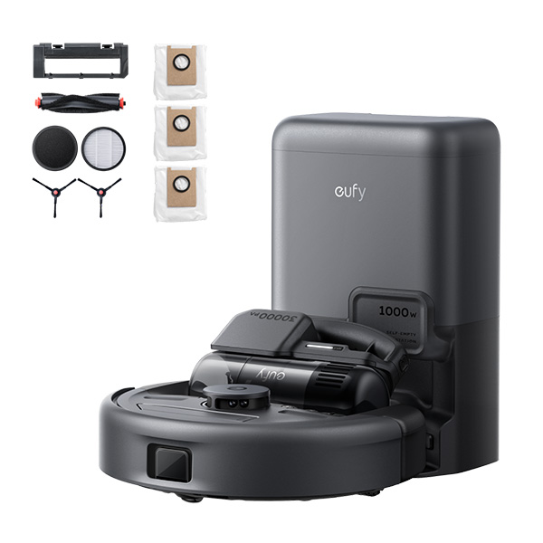 שואב אבק רובוטי משולב בשואב ידני eufy Robot Vacuum 3-in-1 E20