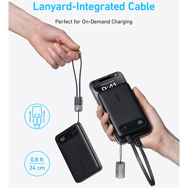 סוללת גיבוי ניידת קומפקטית Anker Power Bank 10000mAh