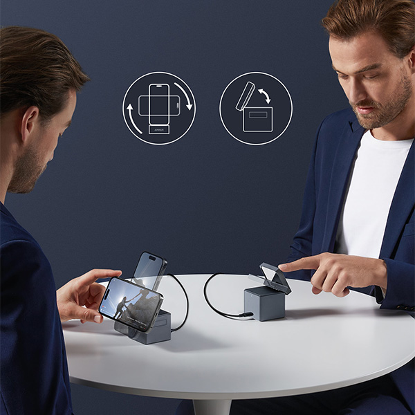 קוביית טעינה רב-תכליתית Anker 3-in-1 Cube with MagSafe Y1811 