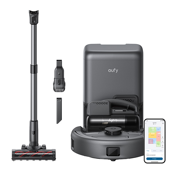 שואב אבק רובוטי משולב שואב ידני eufy Robot Vacuum E20 Omni