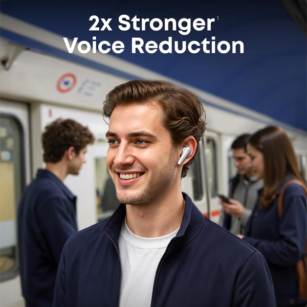 אוזניות ANC מתקדמות soundcore Liberty 5 בצבע לבן