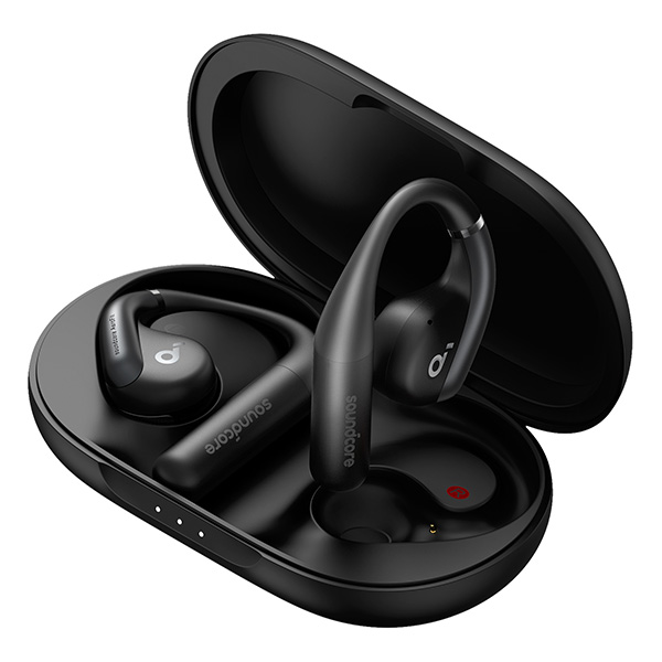 אוזניות soundcore AeroFit Open Ear בצבע שחור