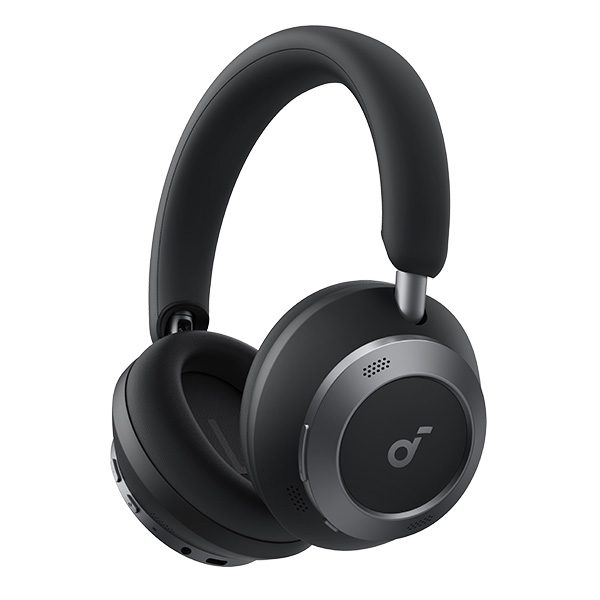 אוזניות קשת soundcore Space One Pro On-Ear בצבע שחור