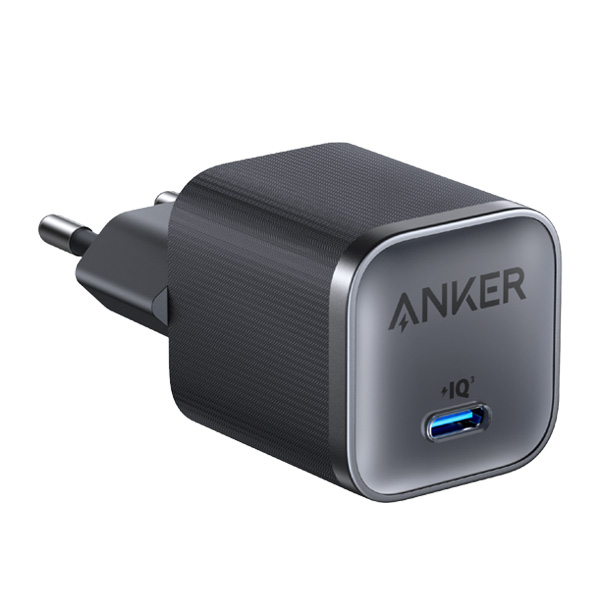 מטען קיר Anker Nano Charger 45W בצבע שחור