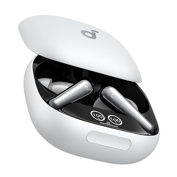אוזניות soundcore Liberty 4 Pro TWS בצבע לבן