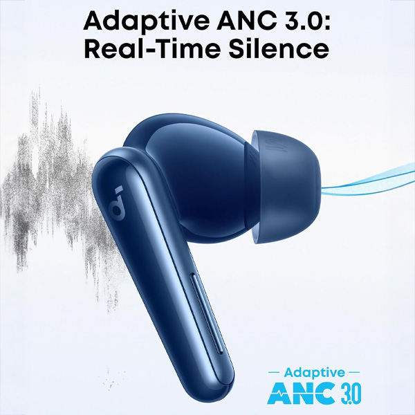 אוזניות ANC מתקדמות soundcore Liberty 5 בצבע כחול