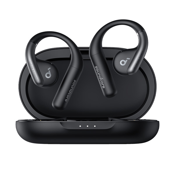 אוזניות soundcore AeroFit Open Ear בצבע שחור