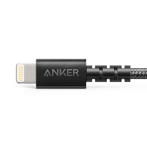 כבל טעינה לאייפון 1.8 מטר Anker Powerline II MFI A-L Black A8013