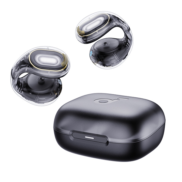 אוזניות Soundcore C30i Open Ear Clip-On בצבע שחור