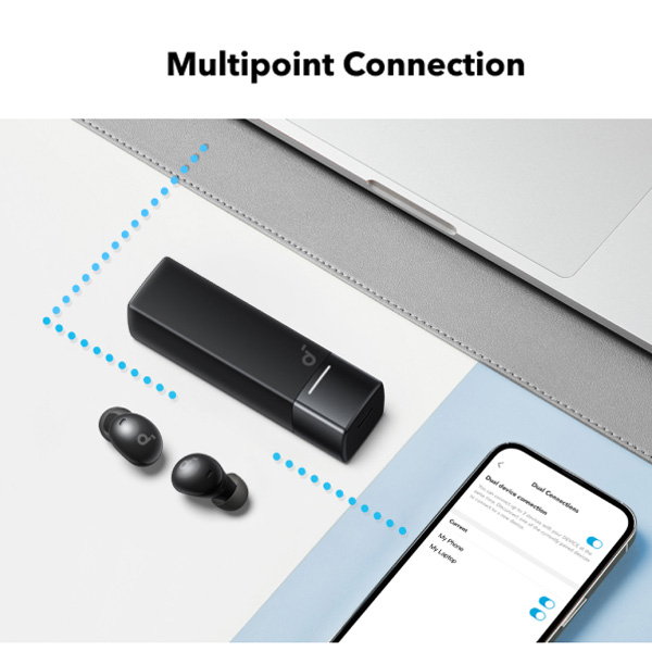 אוזניות soundcore A30i TWS בצבע שחור