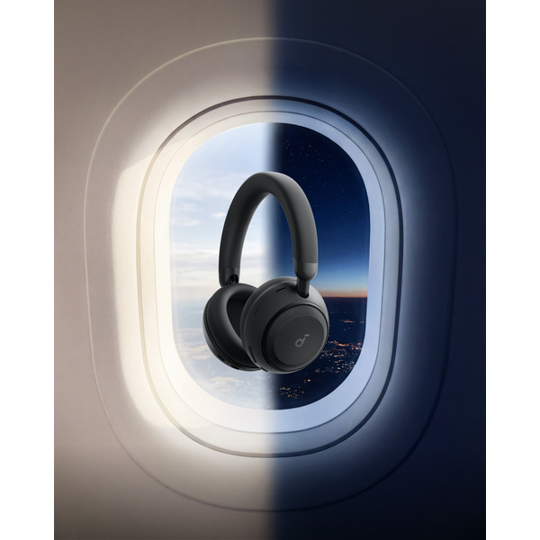 אוזניות קשת soundcore Space 2 On-Ear בצבע שחור