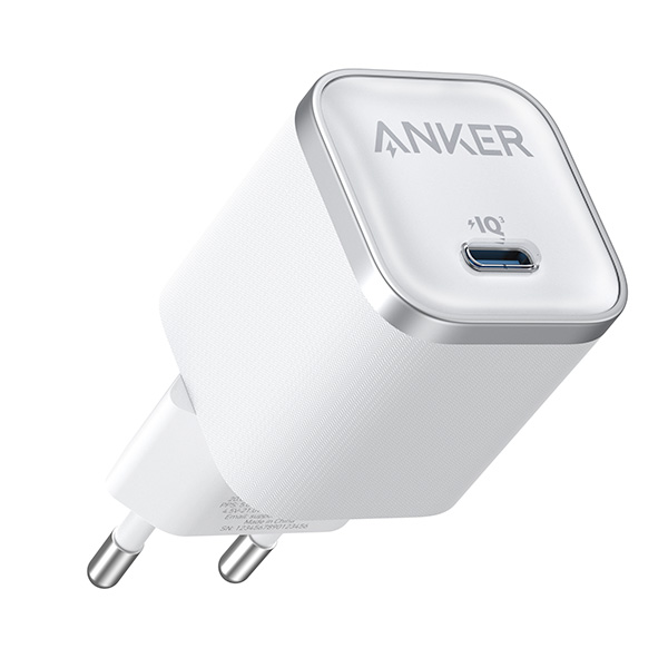מטען קיר Anker Nano Charger 45W בצבע לבן