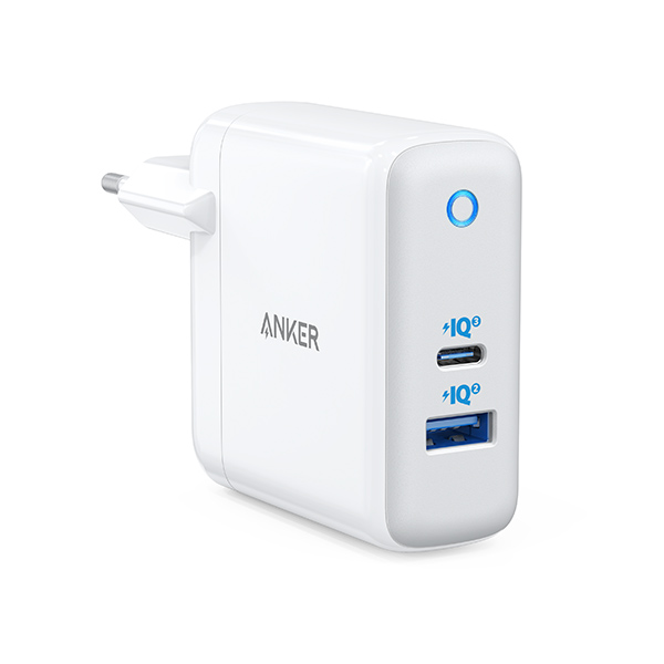 מטען קיר 2 יציאות Anker PowerPort 60W Two Ports